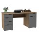 Kentucky Home Office Workstation Oak